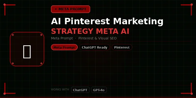 Pinterest Marketing Strategy Meta Ai generated by undefined