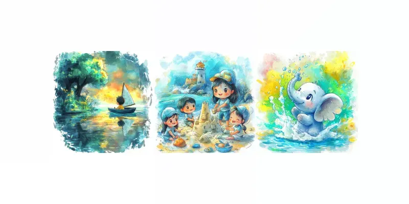 Simple Childrens Book Illustrations generated by undefined