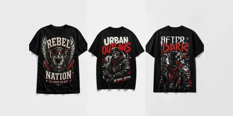 Rebel Streetwear Tshirts generated by undefined