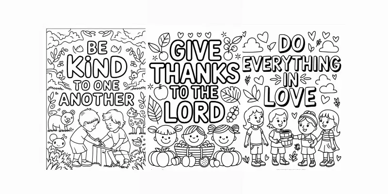 Inspiring Bible Verses Coloring Fun generated by undefined