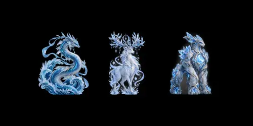 Frostbound Mythic Cliparts generated by chatgpt-image