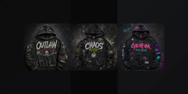 Urban Graffiti Streetwear Hoodie Packs generated by undefined