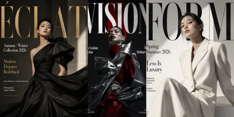 Editorial Fashion Poster Generator generated by undefined
