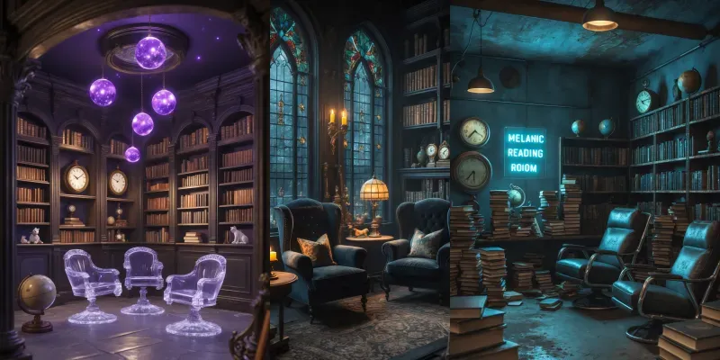 Vintage Reading Room Sets generated by undefined