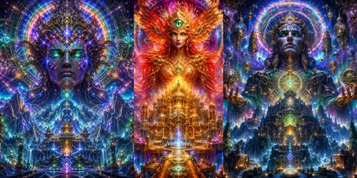 Celestial Third Eye Fantasy Posters generated by chatgpt-image