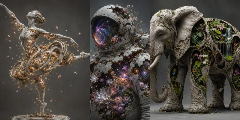 Living Void Surrealisms generated by undefined