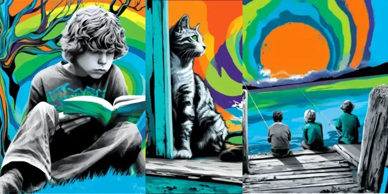 Psychedelic Storytime Art generated by undefined