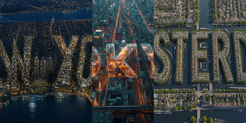 City Architectural Letterforms generated by undefined
