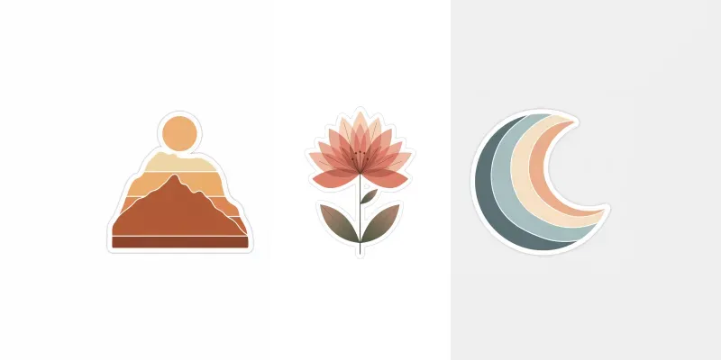 Retro Boho Shape Generators generated by undefined
