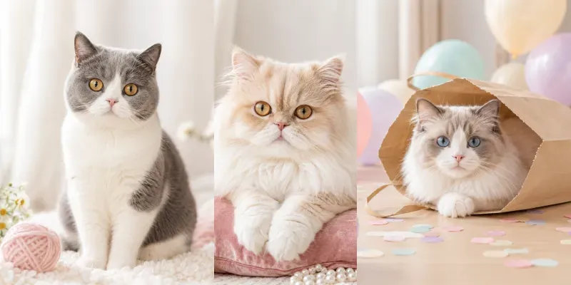 Bright Cute Studio Cat Photography generated by undefined