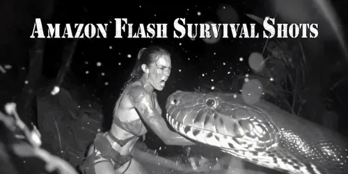 Cinematic Amazon Jungle Survival generated by grok-video