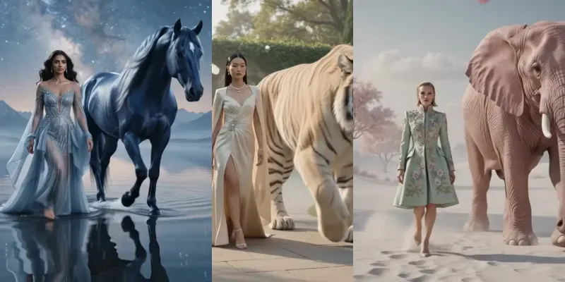 Giant Animal Couture Videos generated by undefined