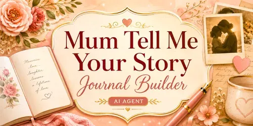 Mum Tell Me Your Story Journal Builder generated by chatgpt-skill