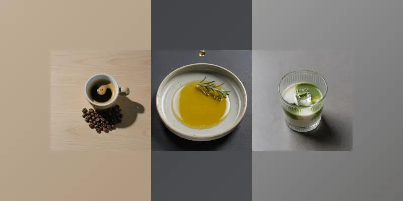 Minimalist Food Flat Lay Video Loops generated by undefined