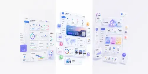 Soft 3D Neumorphic Dashboard UIs generated by chatgpt-image