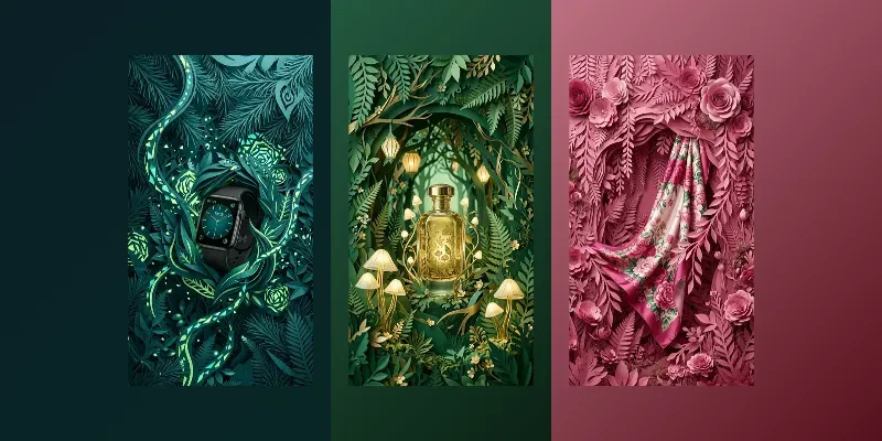 Enchanted Forest Papercraft Stages generated by undefined