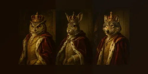 Royal Animal Portraits generated by chatgpt-image