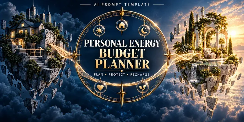 Personal Energy Budget Planner Architect