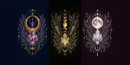 Witchy Aesthetic Wall Art generated by chatgpt-image