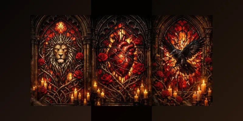 The Gothic Glass Collections generated by undefined