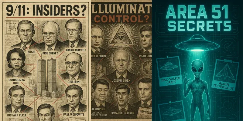 Conspiracy Theory Posters generated by undefined