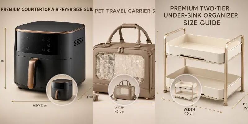 Luxury Product Size Guide Infographics generated by undefined