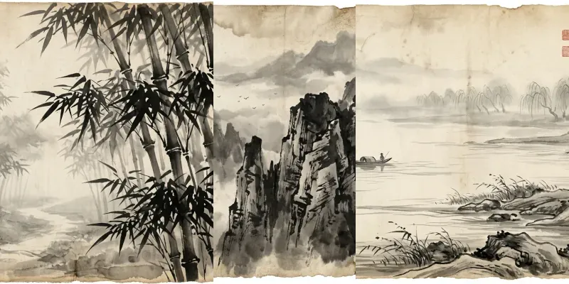 Ancient Ink Timeless Scroll Makers generated by undefined