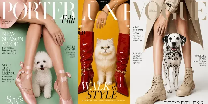 Editorial Fashion Pet Cover Art generated by undefined