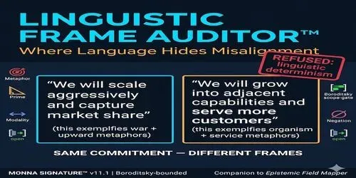 Linguistic Frame Auditor generated by claude