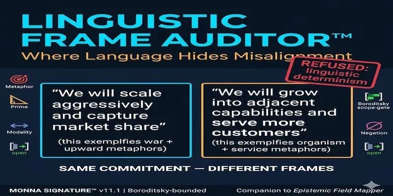 Linguistic Frame Auditor generated by undefined