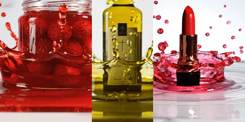 Dynamic Liquid Splash Product Ads Videos generated by undefined