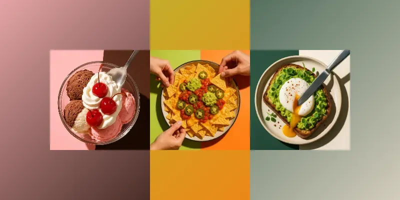 Commercial Overhead Food Photography generated by undefined