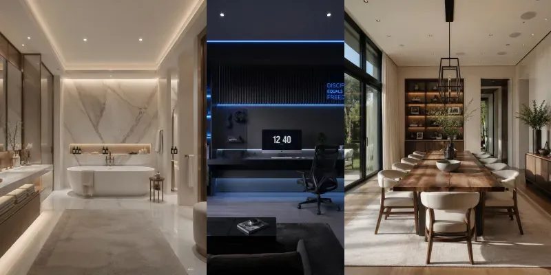 Luxury Interior Design Generator Pros generated by undefined