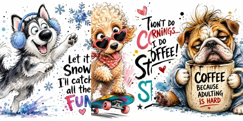 Funny Scruffy Dog Quotes generated by undefined