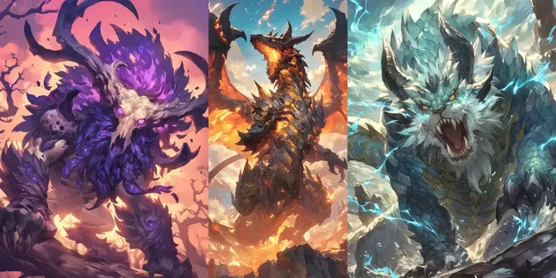 Original Monster Trading Card Gamedesigns generated by undefined