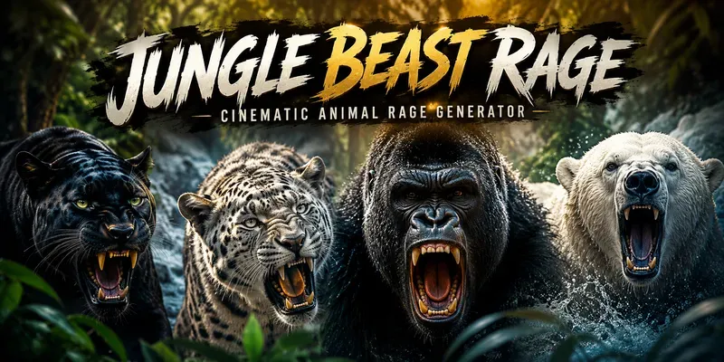 Cinematic Animal Rage Generator generated by undefined