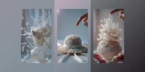 Viral Unreal Thread Weaving Transitions generated by kling