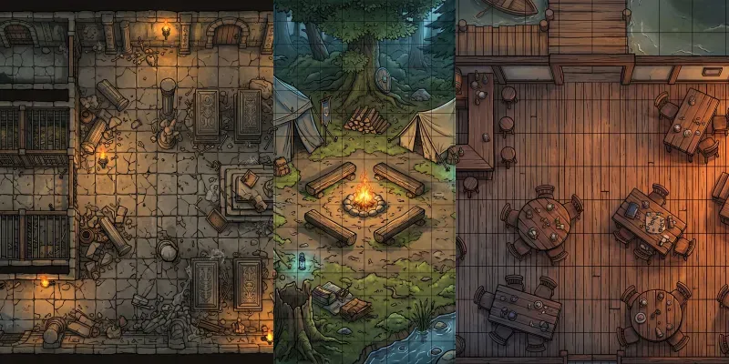 Ttrpg Fantasy Battle Maps generated by undefined