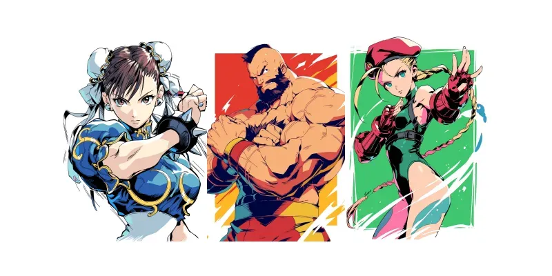 Street Fighter Anime Cel Shadings generated by undefined