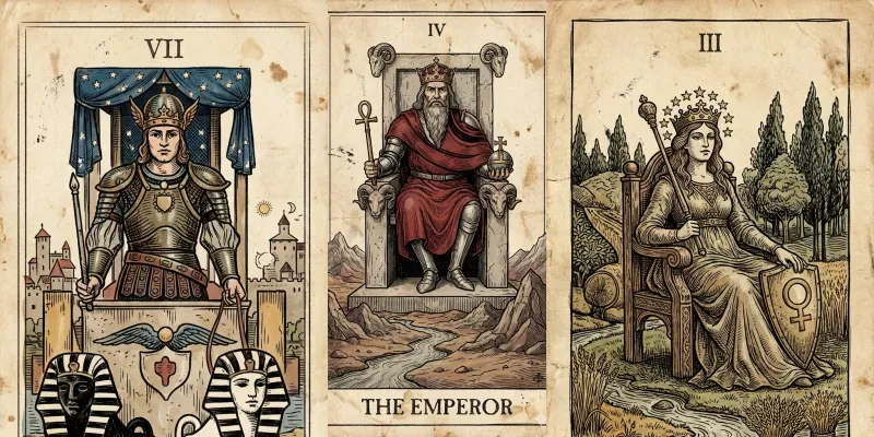Vintage Woodcut Tarot Creators generated by undefined