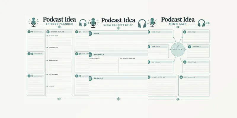 Podcast Planning Notebooks