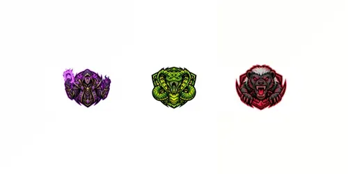 Pro Esports Mascot Logos generated by gemini-image