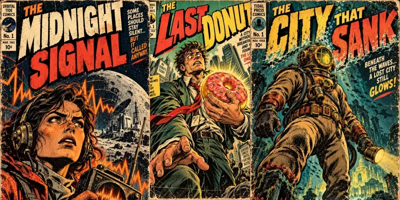 Vintage Comic Book Poster Generator