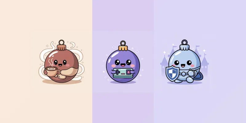 Kawaii Christmas Ornament Makers generated by undefined