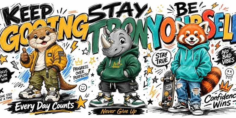 Street Sketch Mascots generated by undefined