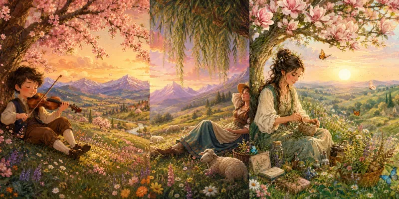 Whimsical Meadow Storybooks generated by undefined