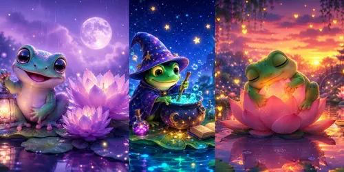 Whimsical Frog Fantasies generated by chatgpt-image