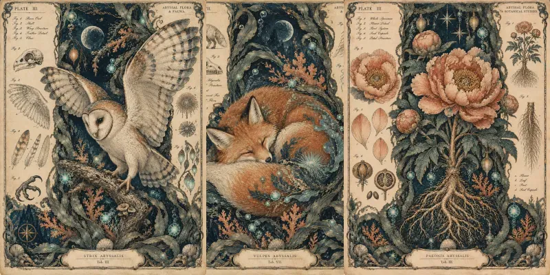 Abyssal Antique Encyclopedia Art