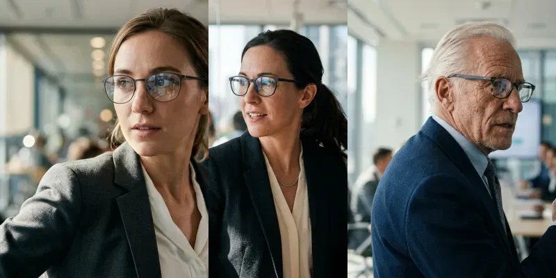 Cinematic 105mm Corporate Portrait Codes generated by undefined