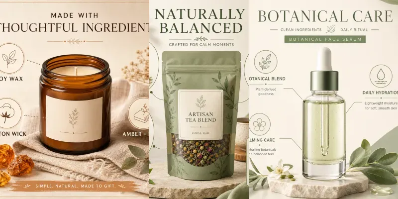 Ingredient Benefit Infographic Poster Builders generated by undefined